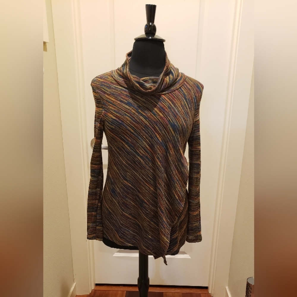 Indigo Womans Multicolor Women's Tunic Length Sweater